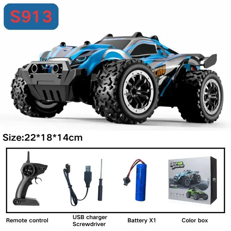Mini 4WD RC Climbing Car - Fast 20Km/h Remote Control Toy for Kids