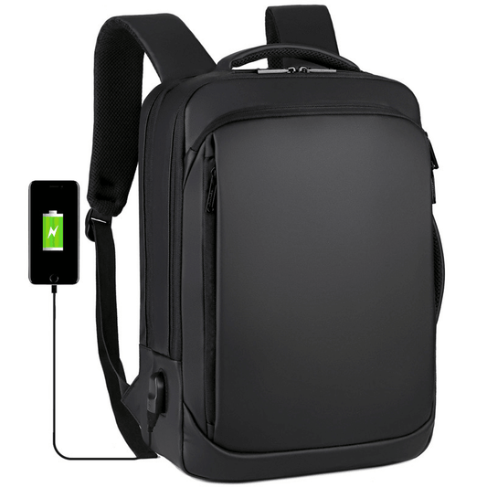 Premium black Laptop backpack bag for gadgets-0