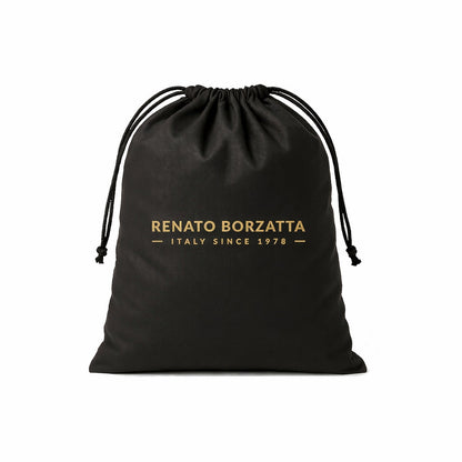 RB1033A | ARIANNA Women's Shoulder Bag in Soft Genuine Sauvage Leather Made in Italy. Matte Gold Metal Accessories. Color: Black. Dimensions: 34 x 15 x 16 + 20 cm (handle drop)