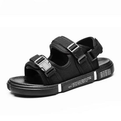 2024 Summer New Men'S Sandals Casual Sports Vietnam Couple Trendy Shoes Beach Sandals with Step-On Feeling PVC Sole