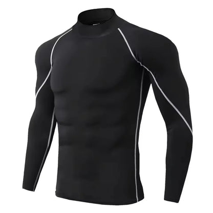 Men Compression Long Sleeve T Shirt-10