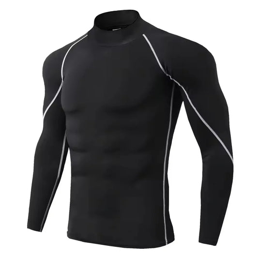 Men Compression Long Sleeve T Shirt-10