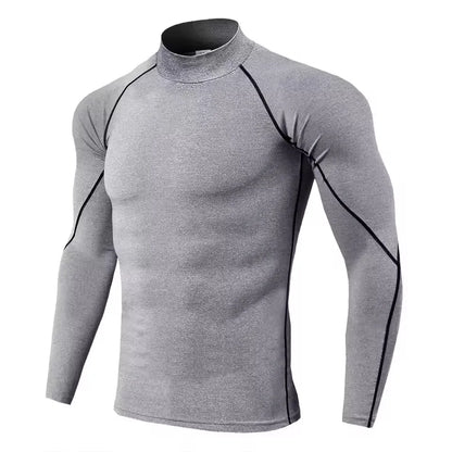 Men Compression Long Sleeve T Shirt-6