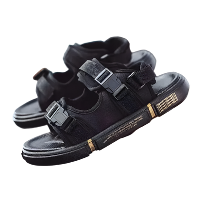 2024 Summer New Men'S Sandals Casual Sports Vietnam Couple Trendy Shoes Beach Sandals with Step-On Feeling PVC Sole