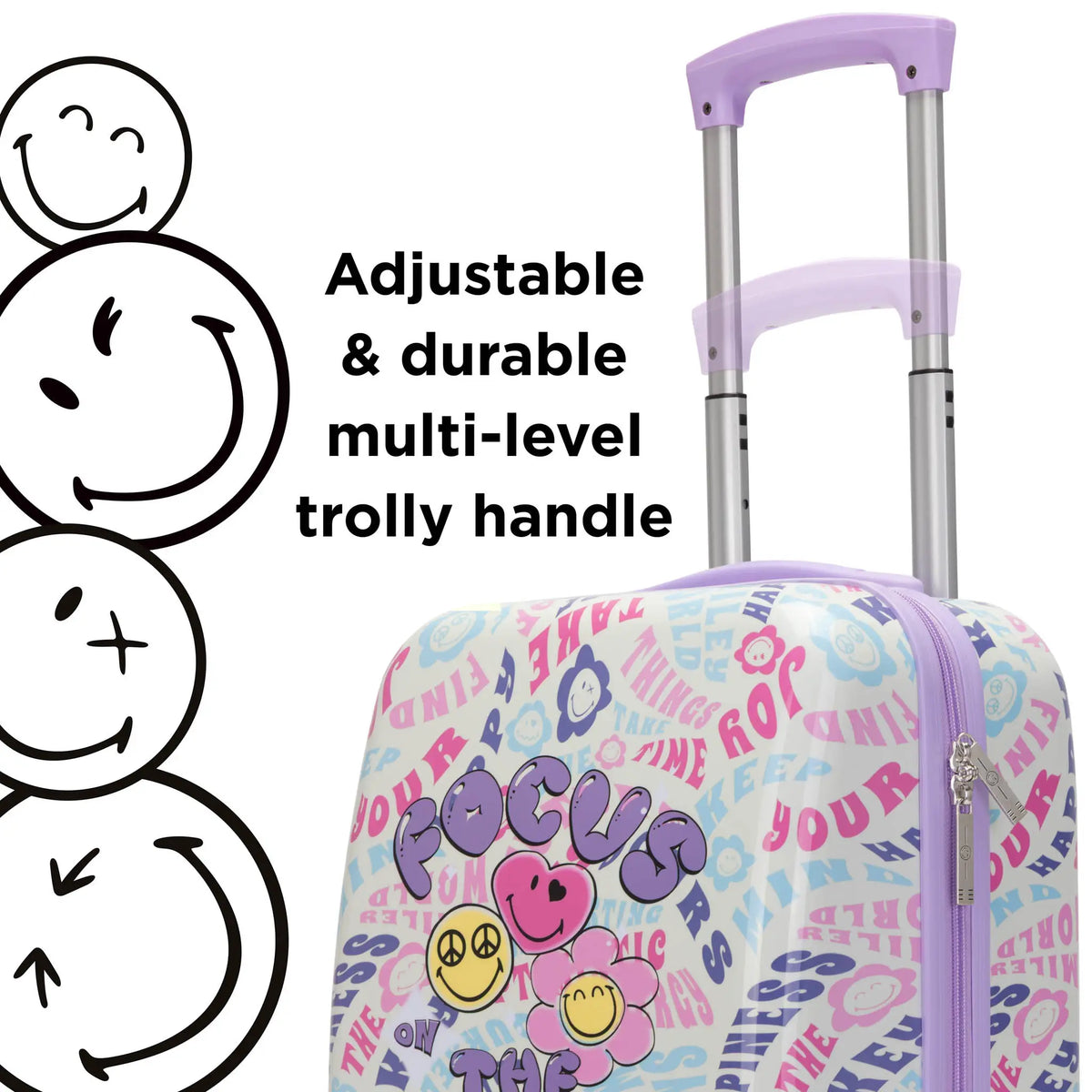 Kids Adventure 18" 5-Piece Carry-on Suitcase Set