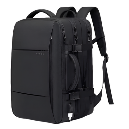 Expandable Travel Backpack Black