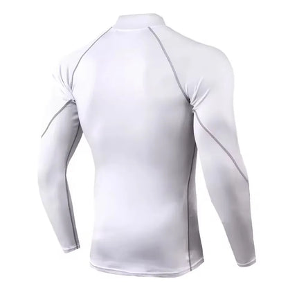 Men Compression Long Sleeve T Shirt-4