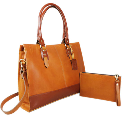 The Signature 17" Bag with Trolley Strap, Tan