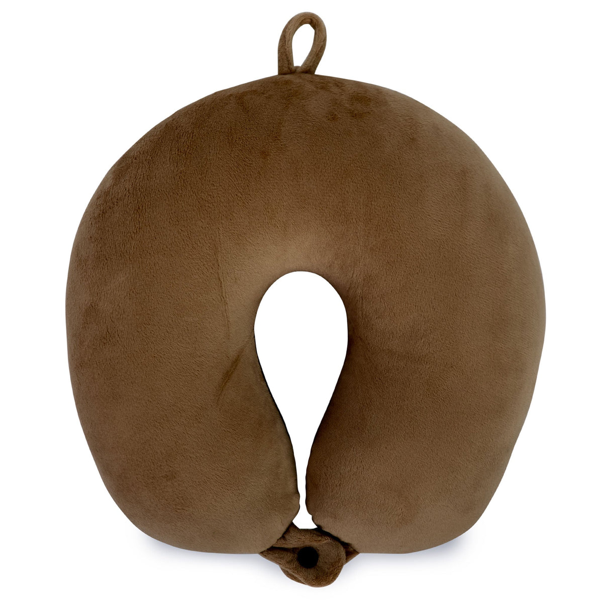 Plush Microbeads Travel Neck Pillow