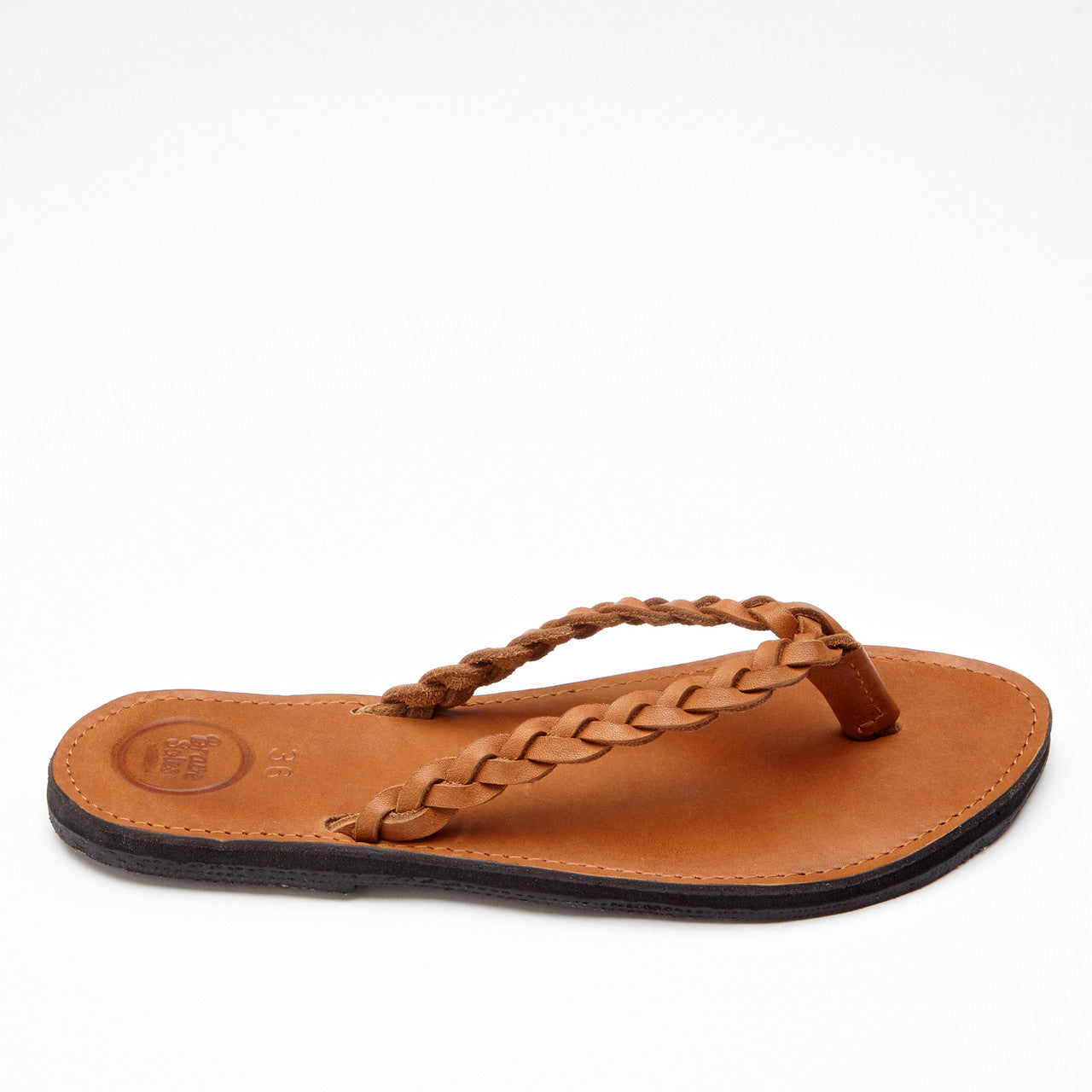 The Trenza Leather Flip Flop