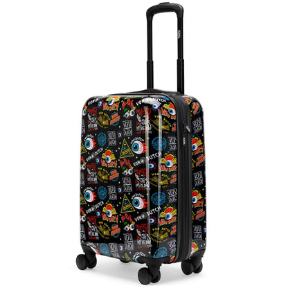 Kustom Kulture Expandable Hardside Carry-on Spinner Suitcase