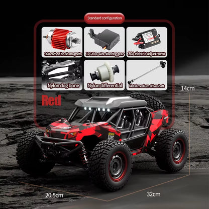 Made in China 1/16 4CH Cheap Adult Toy with Spare Tire Electric Remote Control High-Speed Off-Road Desert Rc Car Kit