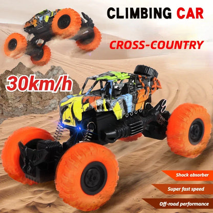 Children'S Toy Car High-Speed Off-Road Vehicle Outdoor Toy Off-Road Vehicle Model Inertia Climbing Stunt Vehicle Children'S Gift