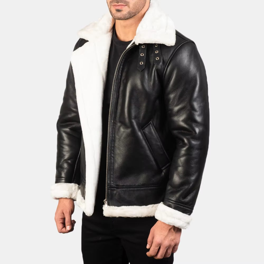 Jacket for Man Best Quality Style Slim Fit Men Leather Jacket Pure Lambskin Pakistan Genuine Biker Winter Fur Leather Jackets