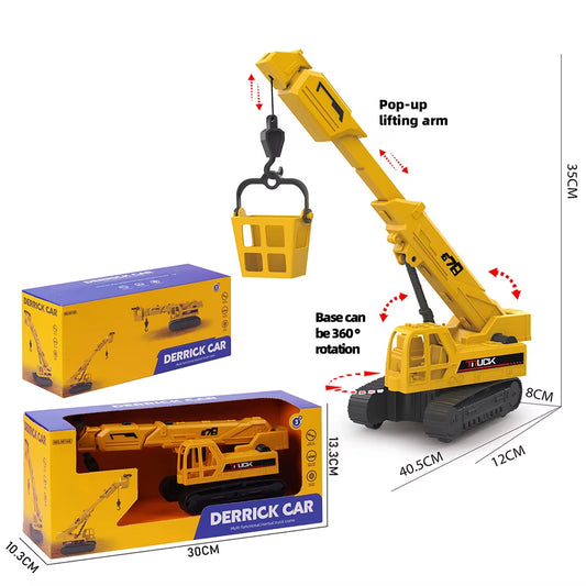 Wheeled Loader Bulldozer Dump Truck Engineer Grasping Stone 2025 Toy Friction Car