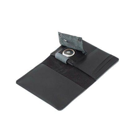 Leather Passport Holder for AirTag