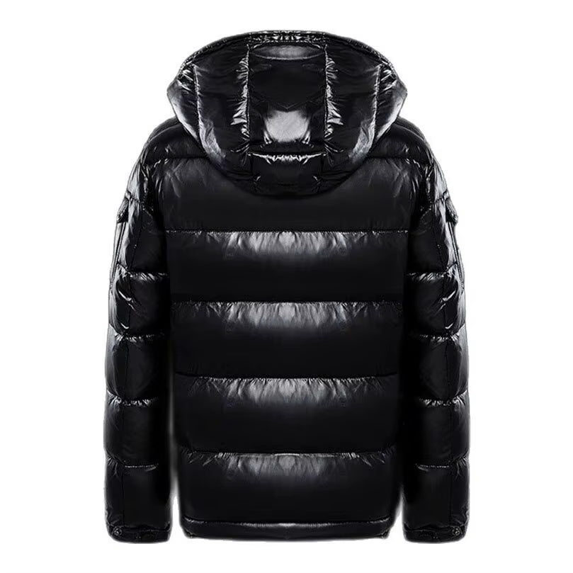 Inter New Men Solid Parkas White Duck down Men'S Stand Collar Warm Thick Coat Male