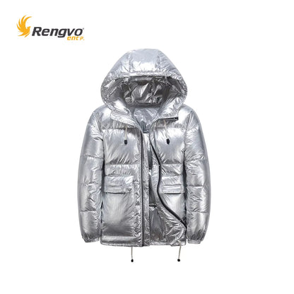 New Winter Men'S Women'S down Jacket High Quality Hooded Casual Coat Thick and Warm Men'S Winter Clothing