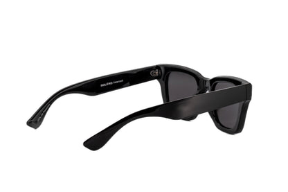 Knox Sunglasses - Angular Smoked Amber Green Frame | Premium UV Protection | Bolero Eyewear