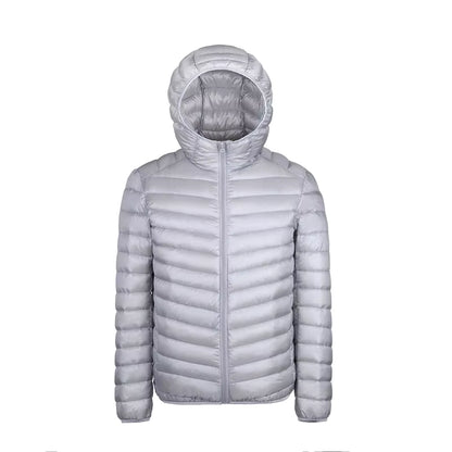 plus 9XL 10XL 11XL down Coat Male Large Size 90% Ultra Light down Jacket Men Lightweigh Warm Coat Hooded Feather Parka