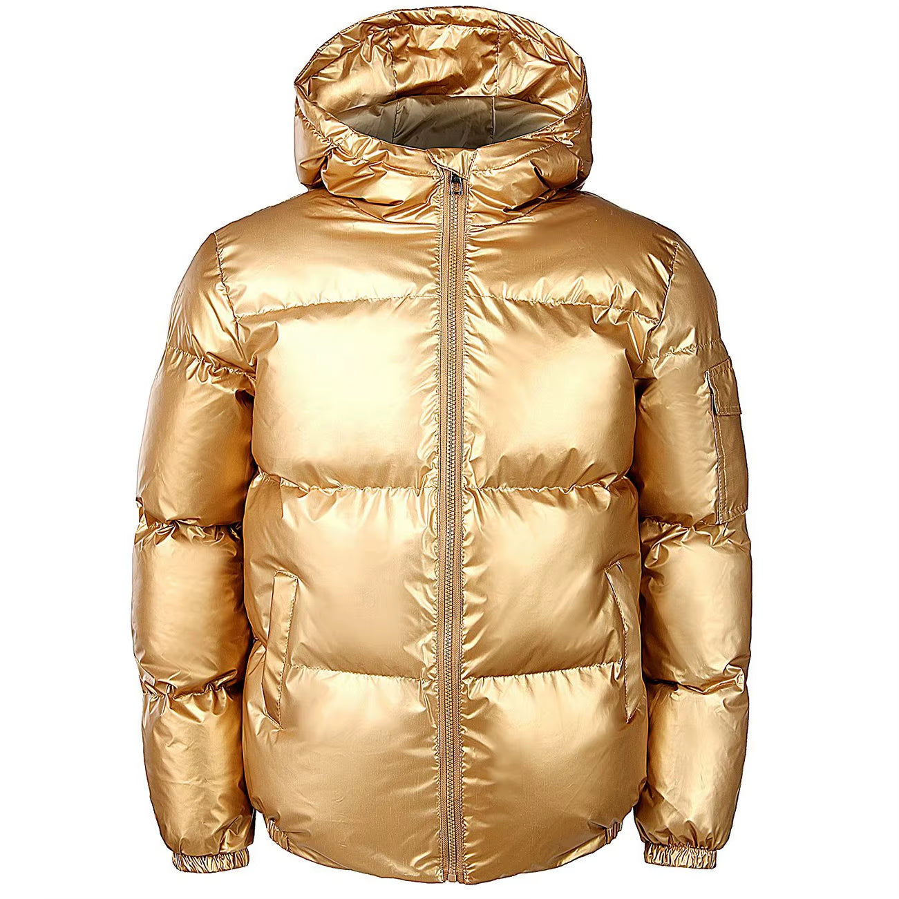 Men'S New Winter Fashion Puffer Jacket Waterproof Zipper Closure Warm Padding Bubble Puffy Jacket-Wholesale