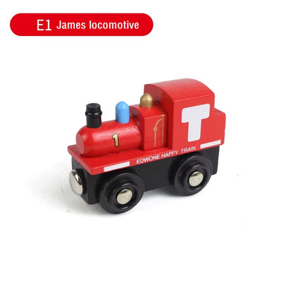 Magnetic Train Toys Wooden Train Accessories Anime James Locomotive Car Railway Vehicles Track Trains Toys Kids Gifts