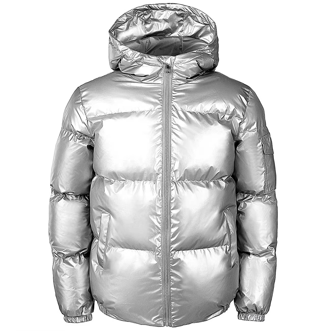 Men'S New Winter Fashion Puffer Jacket Waterproof Zipper Closure Warm Padding Bubble Puffy Jacket-Wholesale