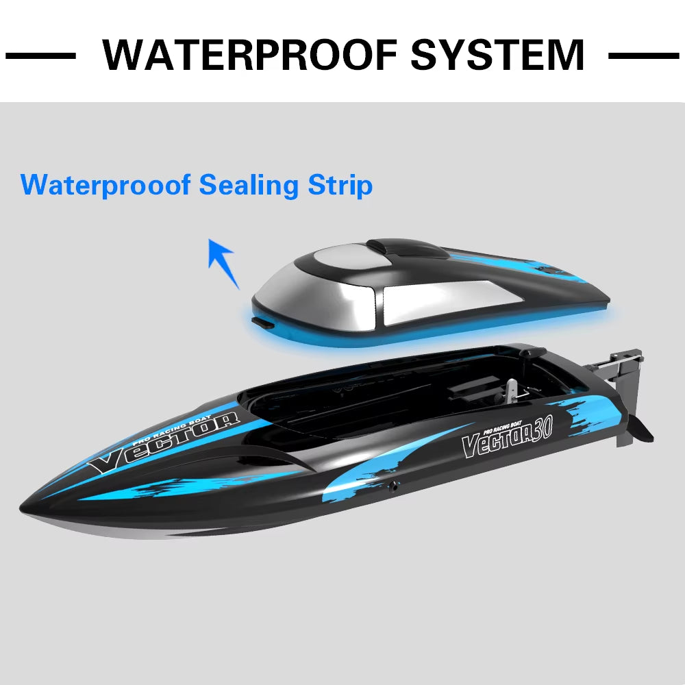 V 30 High Quality 2.4G RTR USB Cable Waterproof Plastic High Speed Play in Pool Christmas Gift for Kid Rc Boat