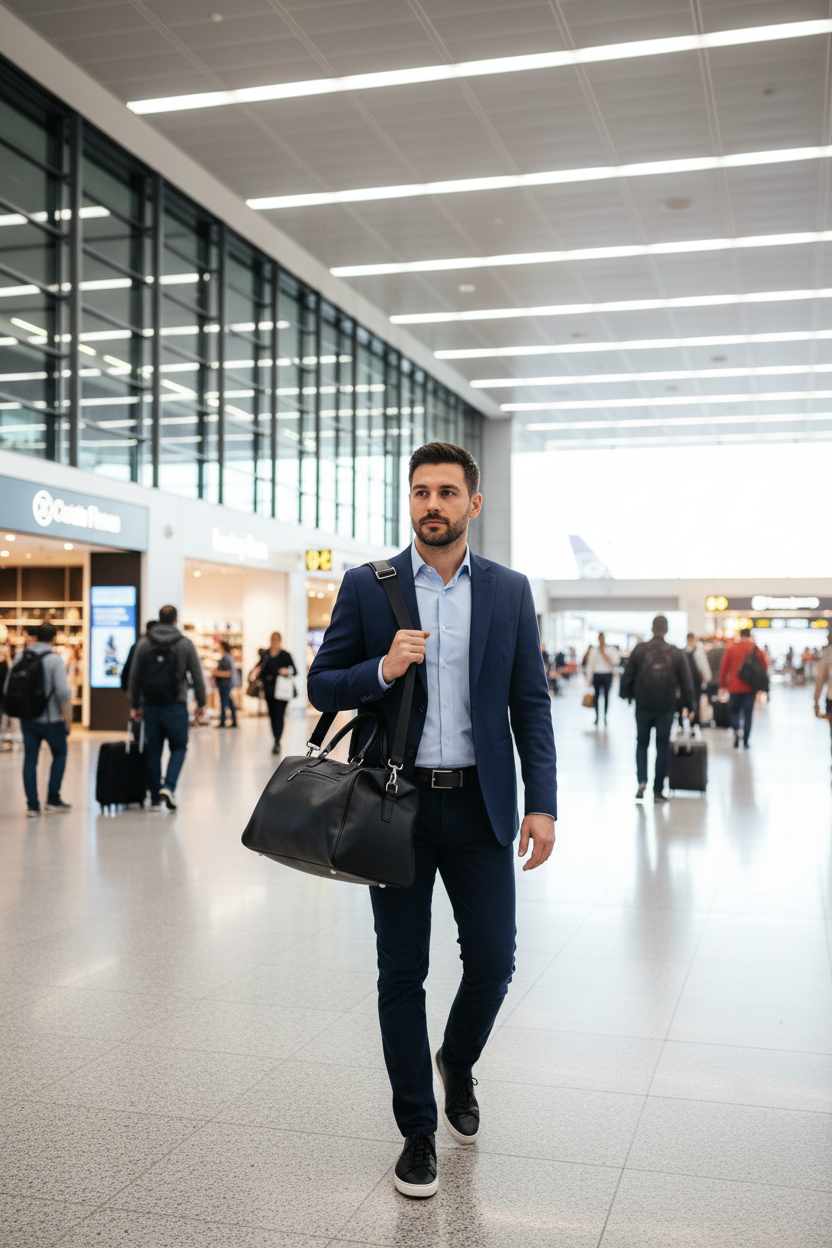 Contrast Duffle - Airport