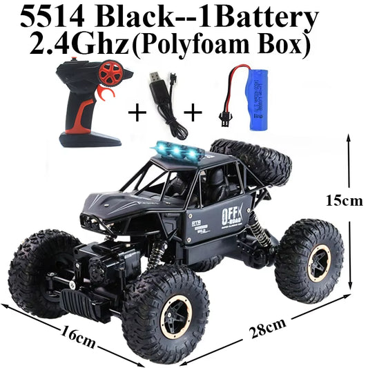 Original 1625 4WD Wi-Fi RC Toy Car Bubble Car Machine 4X4 Drive Rock Crawler Includes Charger-Perfect Christmas Gift