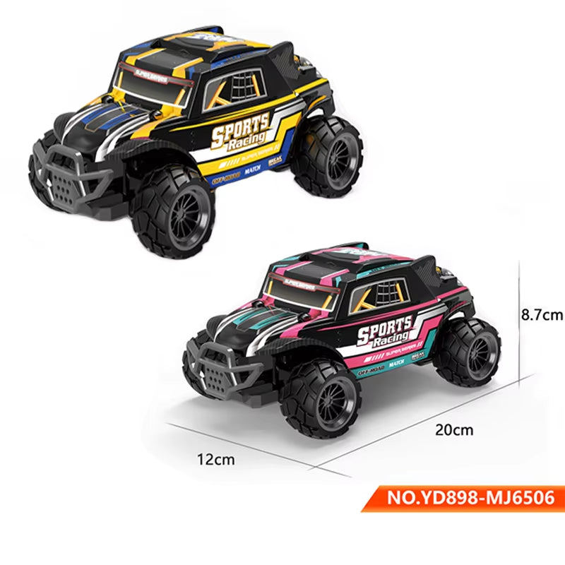 Wholesale Cheap 1/18 Mini RC Climbing Truck Toys PVC off Road Radio Control Racing Car Toys Kids Remote Control Vehicle Toy