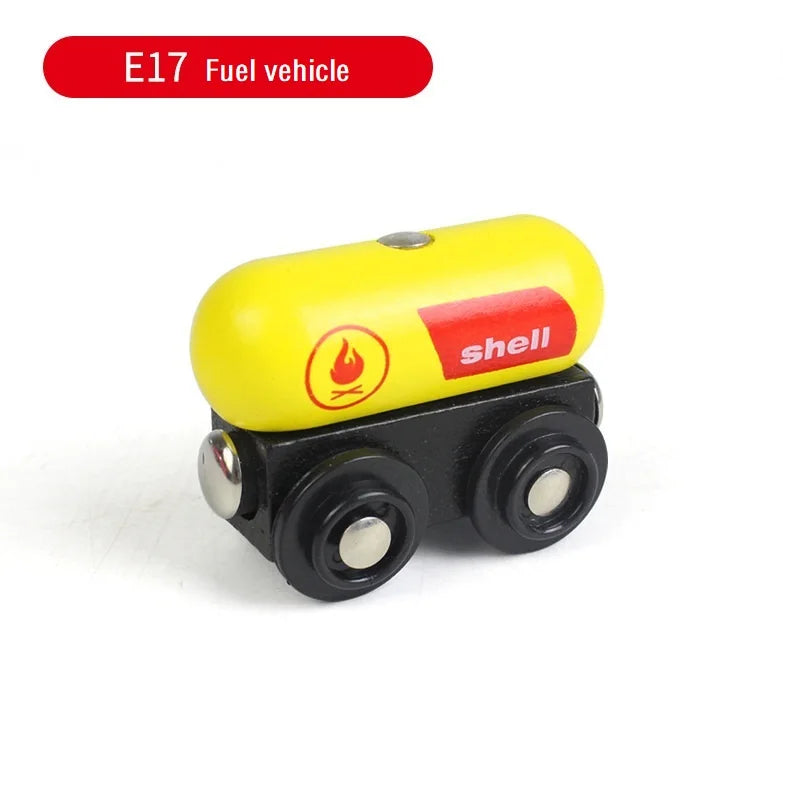 Magnetic Train Toys Wooden Train Accessories Anime James Locomotive Car Railway Vehicles Track Trains Toys Kids Gifts
