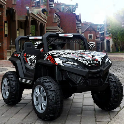 Children'S Four-Wheeled 12V Battery Operated Toys Car for Kids to Drive Remote Control Electric Ride on Car for Children