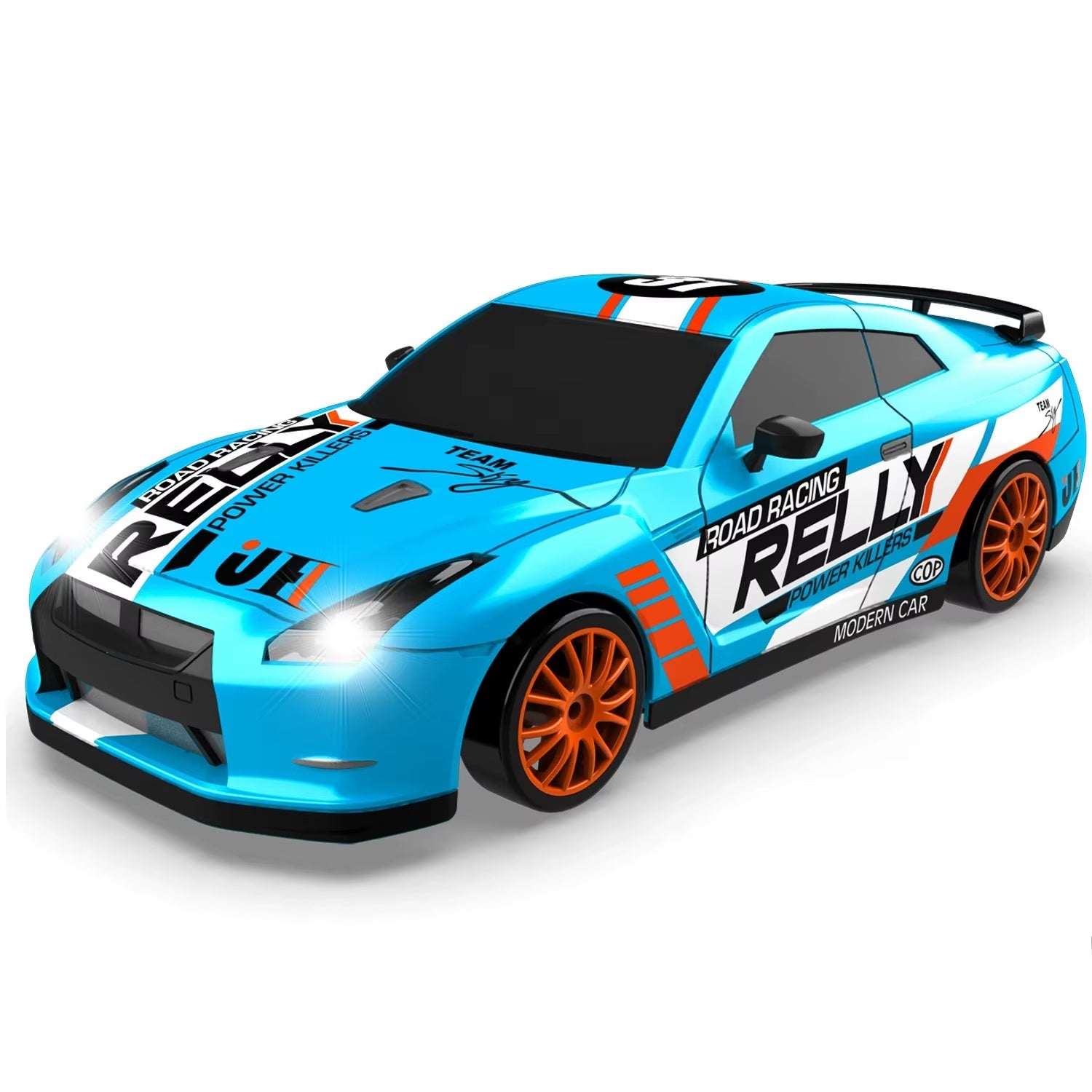 Kids 2.4G Remote Control Car Toys Simulation RC Racing Vehicle Model Toy 1:24 Radio Control High Speed Drift Car Toys