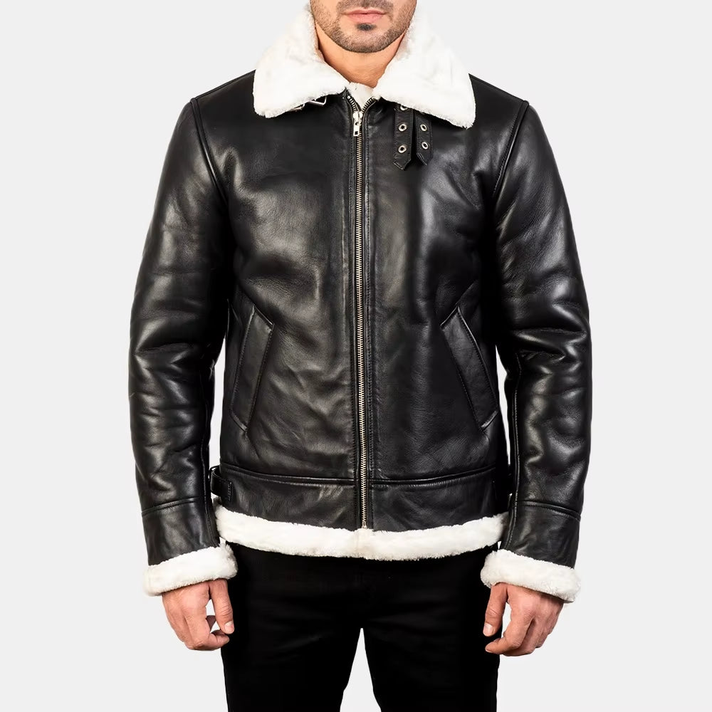 Jacket for Man Best Quality Style Slim Fit Men Leather Jacket Pure Lambskin Pakistan Genuine Biker Winter Fur Leather Jackets