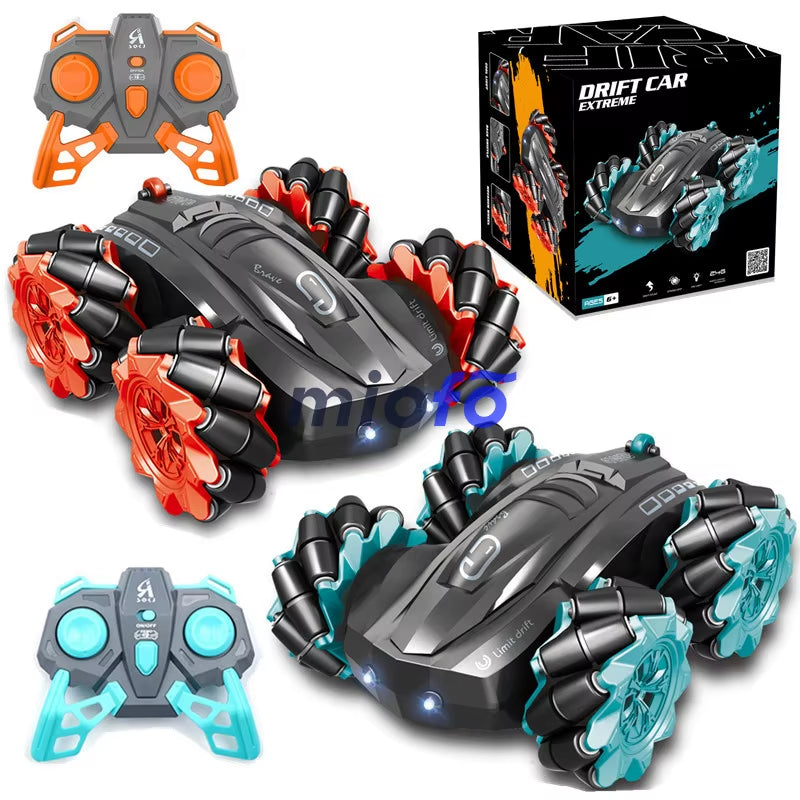 2.4Ghz Rc Stunt Car Double Sided Remote Control Vehicle Toy All Directional Drifting Stunt Car RC Car for Kids