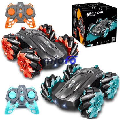 2.4Ghz Rc Stunt Car Double Sided Remote Control Vehicle Toy All Directional Drifting Stunt Car RC Car for Kids
