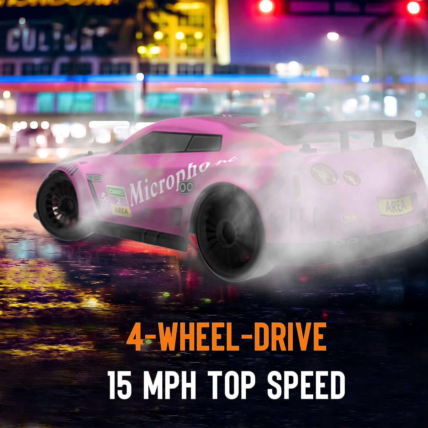 2.4Ghz Rc Drift Cars 1/14 Fast Electric Remote Control Truck for Radio Control Toys Outdoor Racing Mini Rc Cars for Children Gif