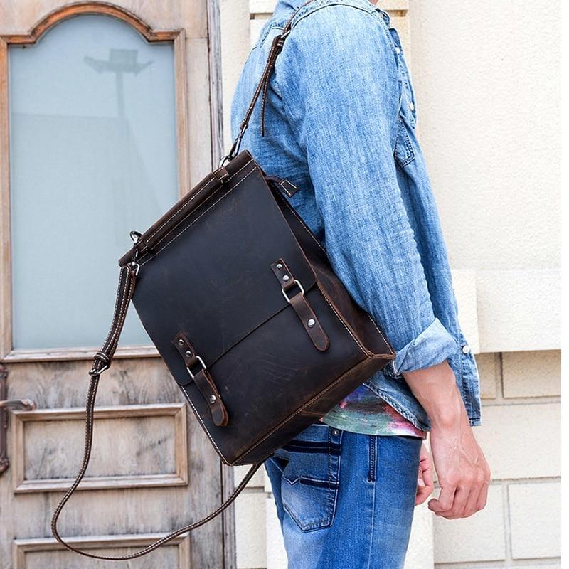 The Unn Backpack | Vintage Leather Backpack