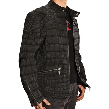 DON JOHN Crocodile Jackets Handmade Men's