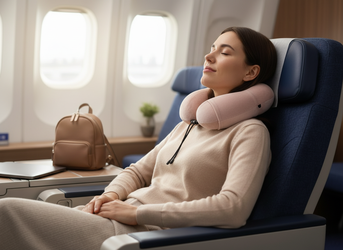 Travel Neck Pillow Lifestyle