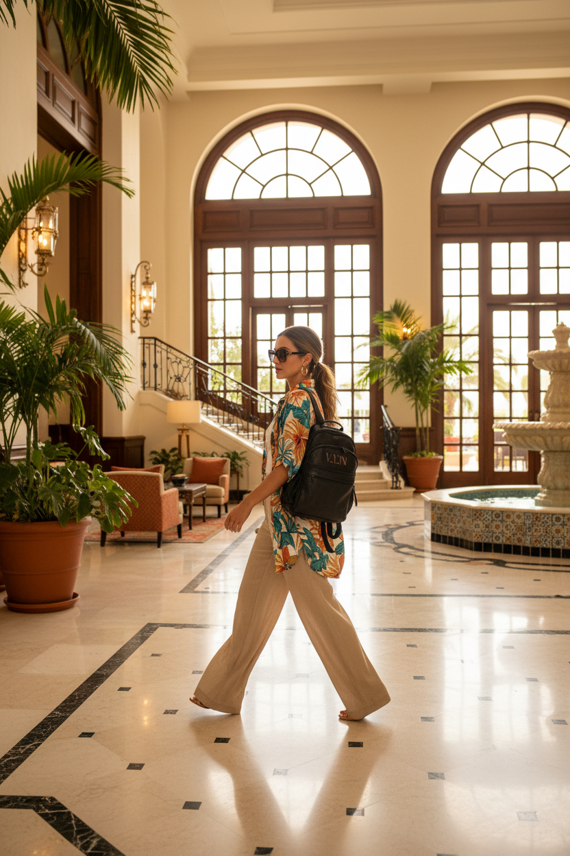 Valentino Backpack - Hotel Lobby